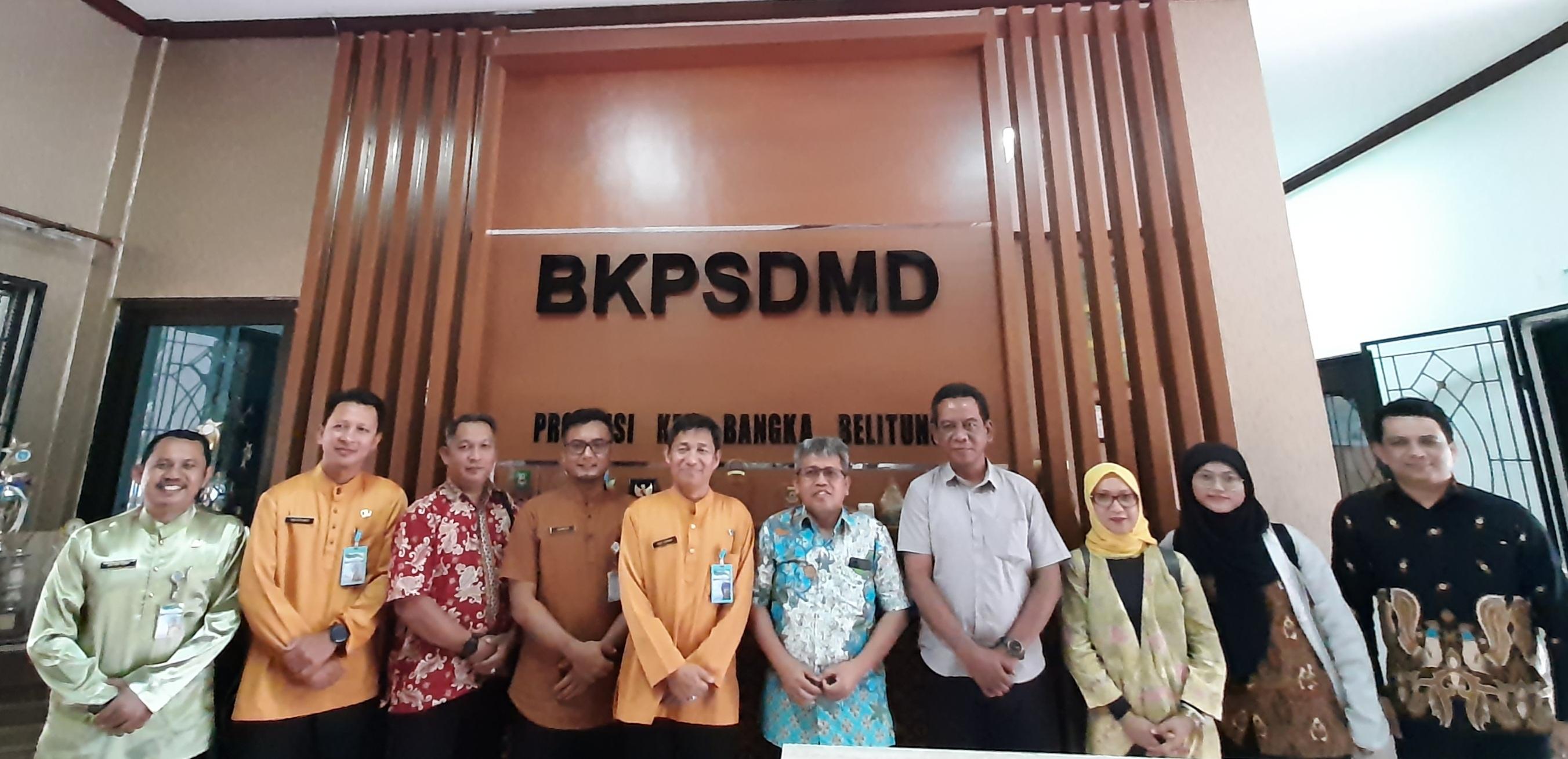 Studi Tiru ke BKPSDMD Provinsi Kepulauan Bangka Belitung, Hendri Yani Harap Bisa Raih Prestasi Yang Sama