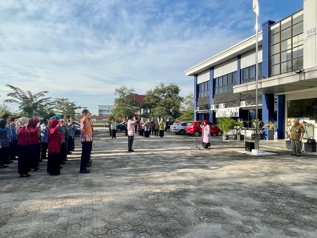 Apel Bersama di Dinas KUMKM Babel, IKU dan BerAKHLAK