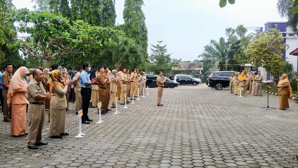 Susanti Apel Pagi Bersama di Dinas Pertanian dan Ketahanan Pangan Babel