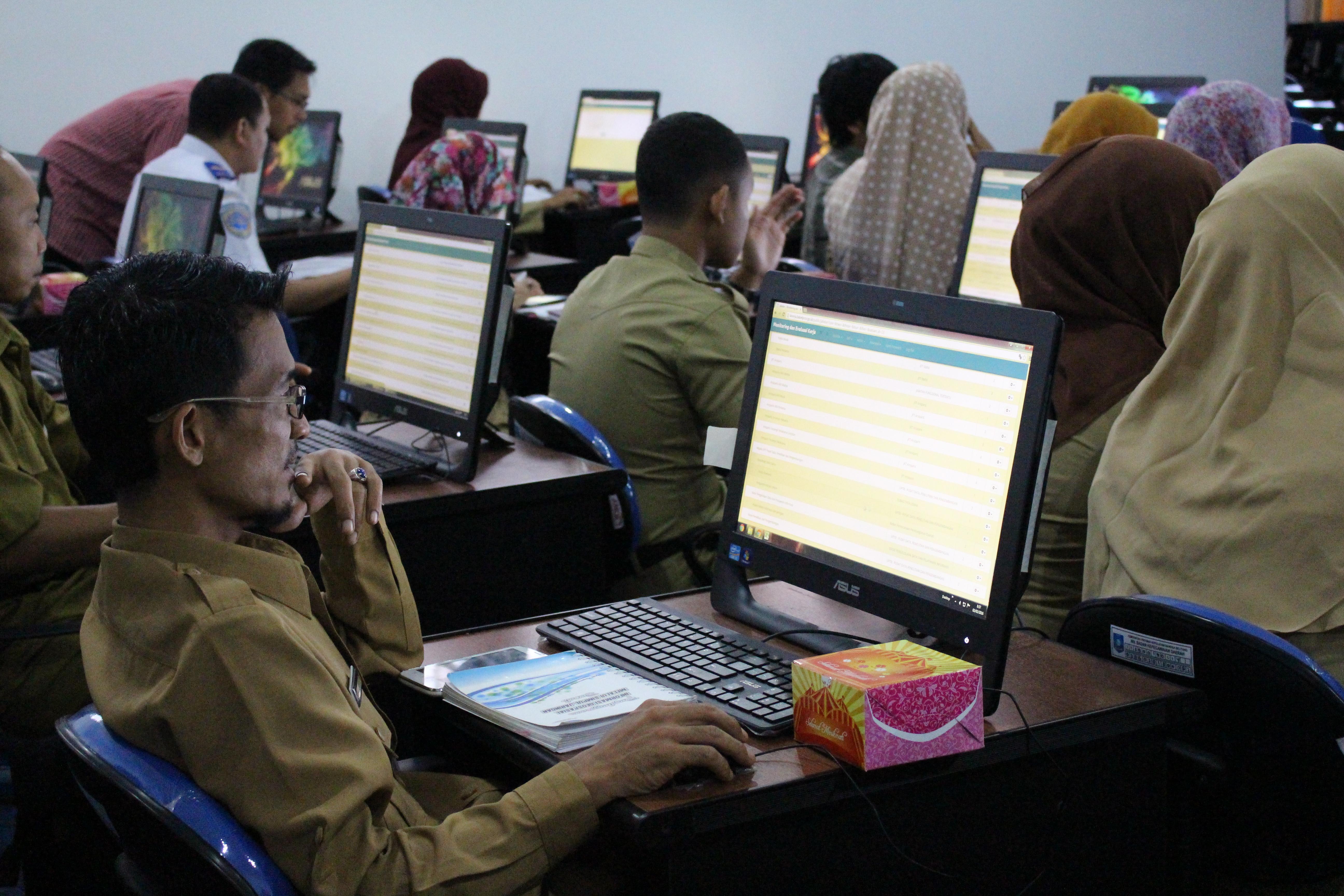 PNS Pemprov Babel Diberikan Pemahaman Software Aplikasi TKD