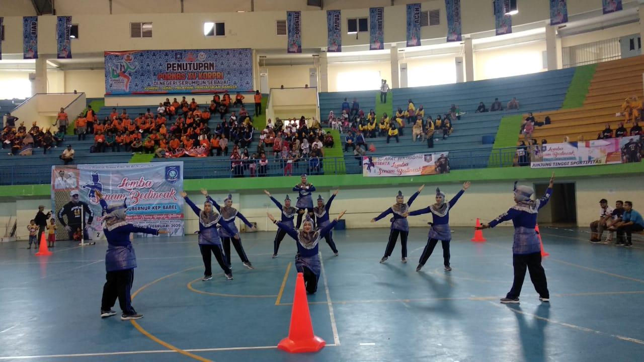 BKPSDM Squad Semangat Tampil Senam Bedincak 