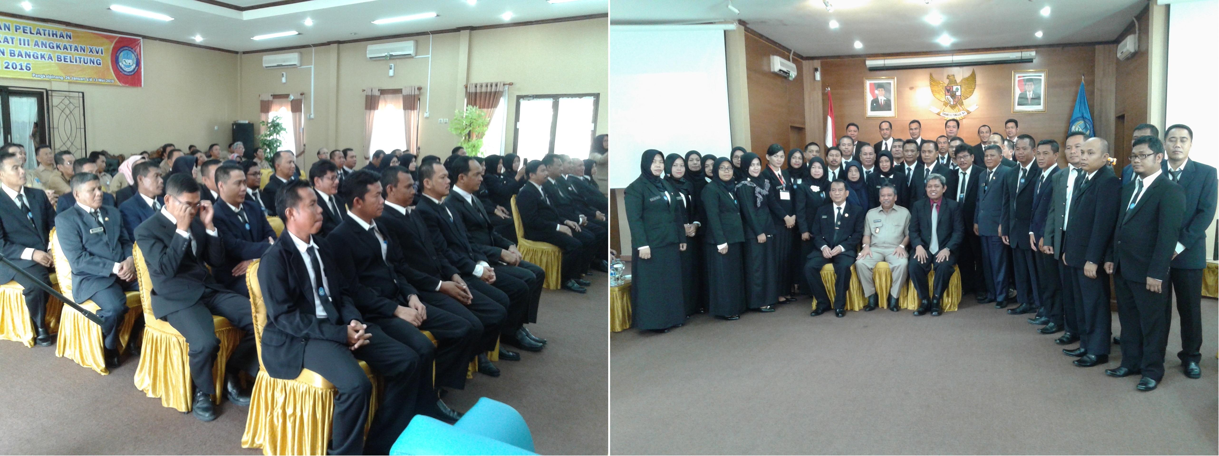 Gubernur Buka Diklat PIM III Pemprov Babel