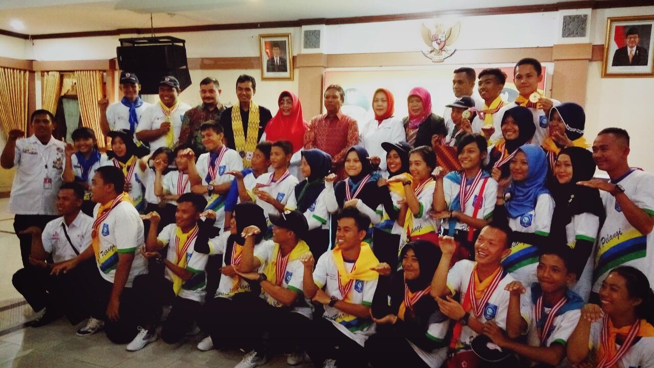 Gubernur Jamu Kontingen PMR Babel