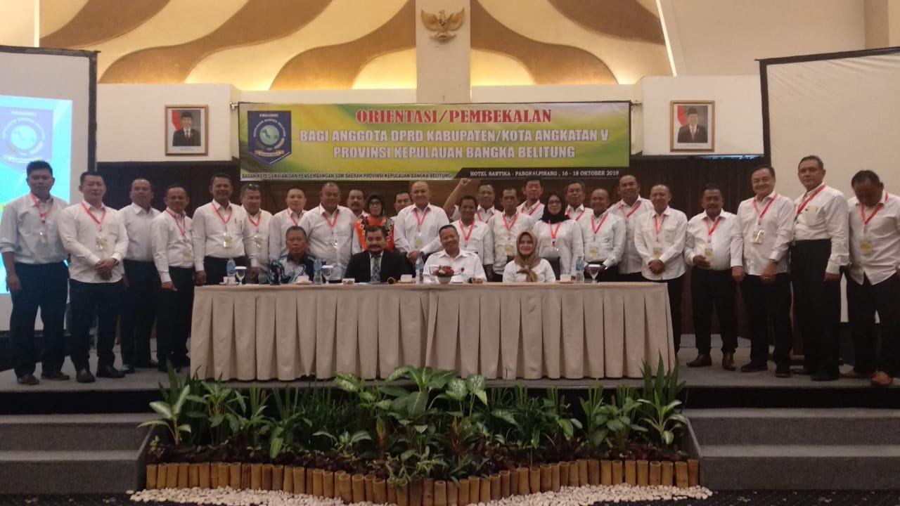 BKPSDMD Babel Gelar Orientasi Anggota DPRD Belitung dan Belitung Timur
