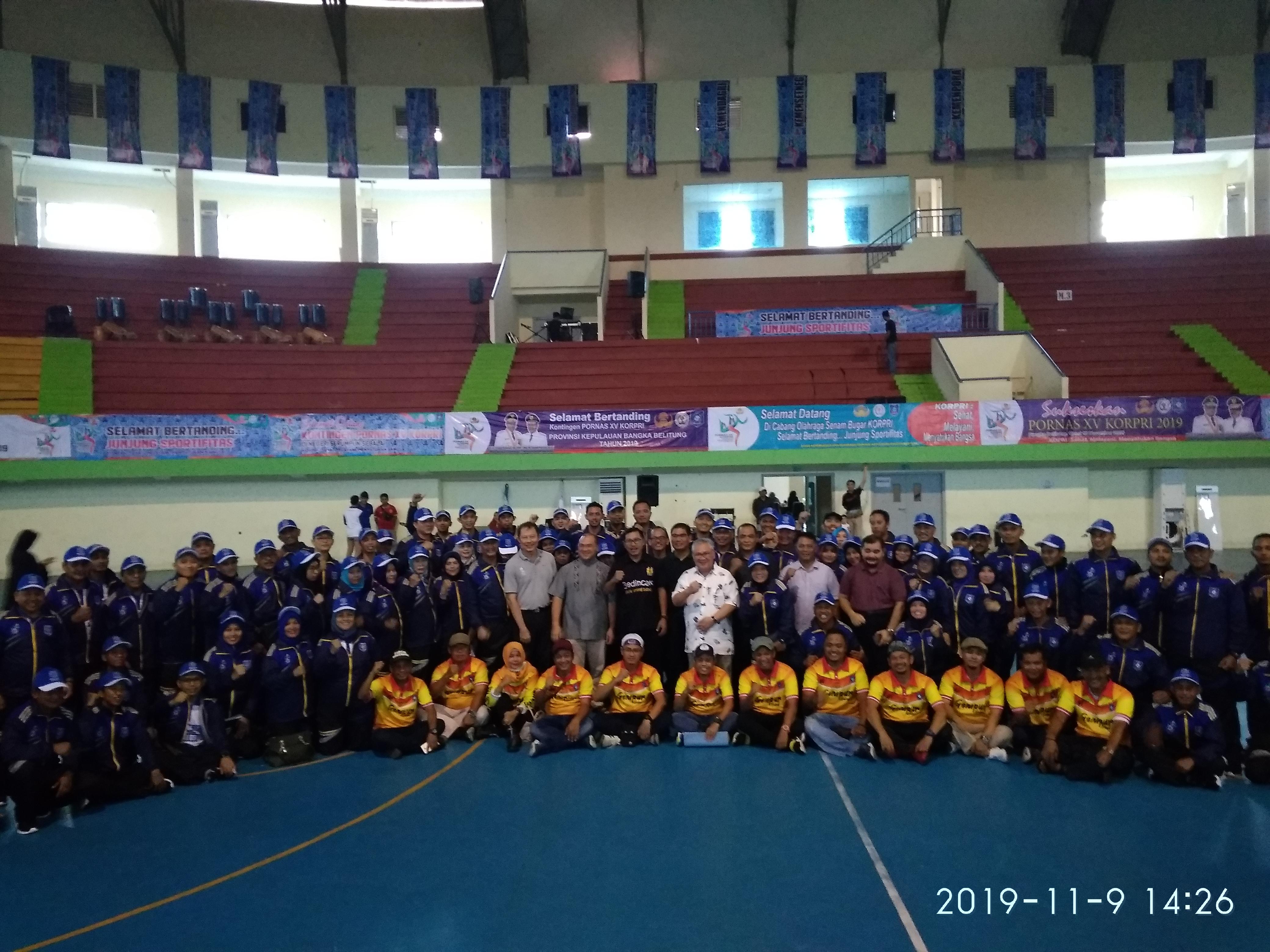 Kontingen Babel Siap Berlaga di Pornas XV Korpri 2019
