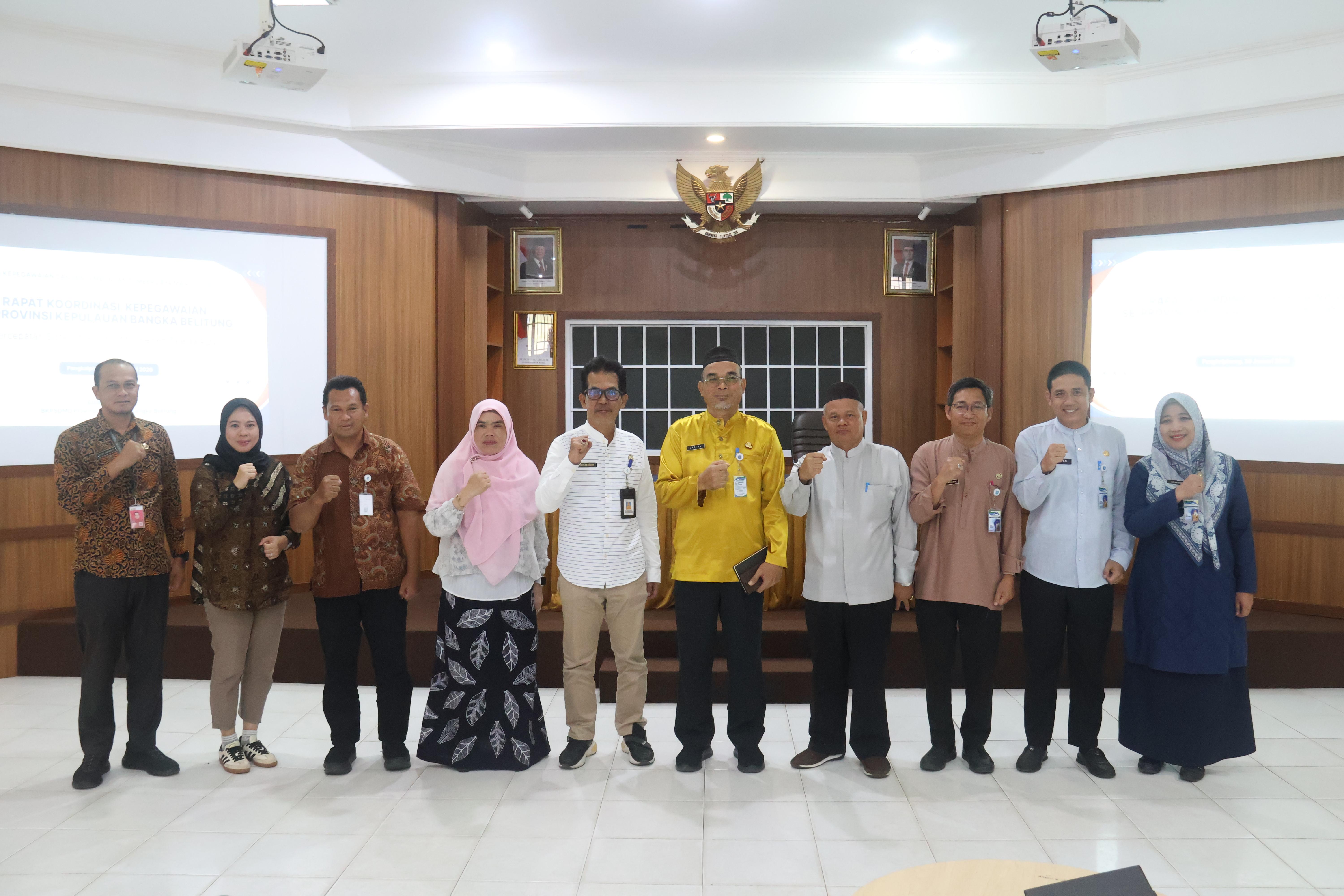 Rakor Kepegawaian Pertama 2026, BKPSDMD Babel Fokuskan Manajemen Talenta dan Sistem Merit