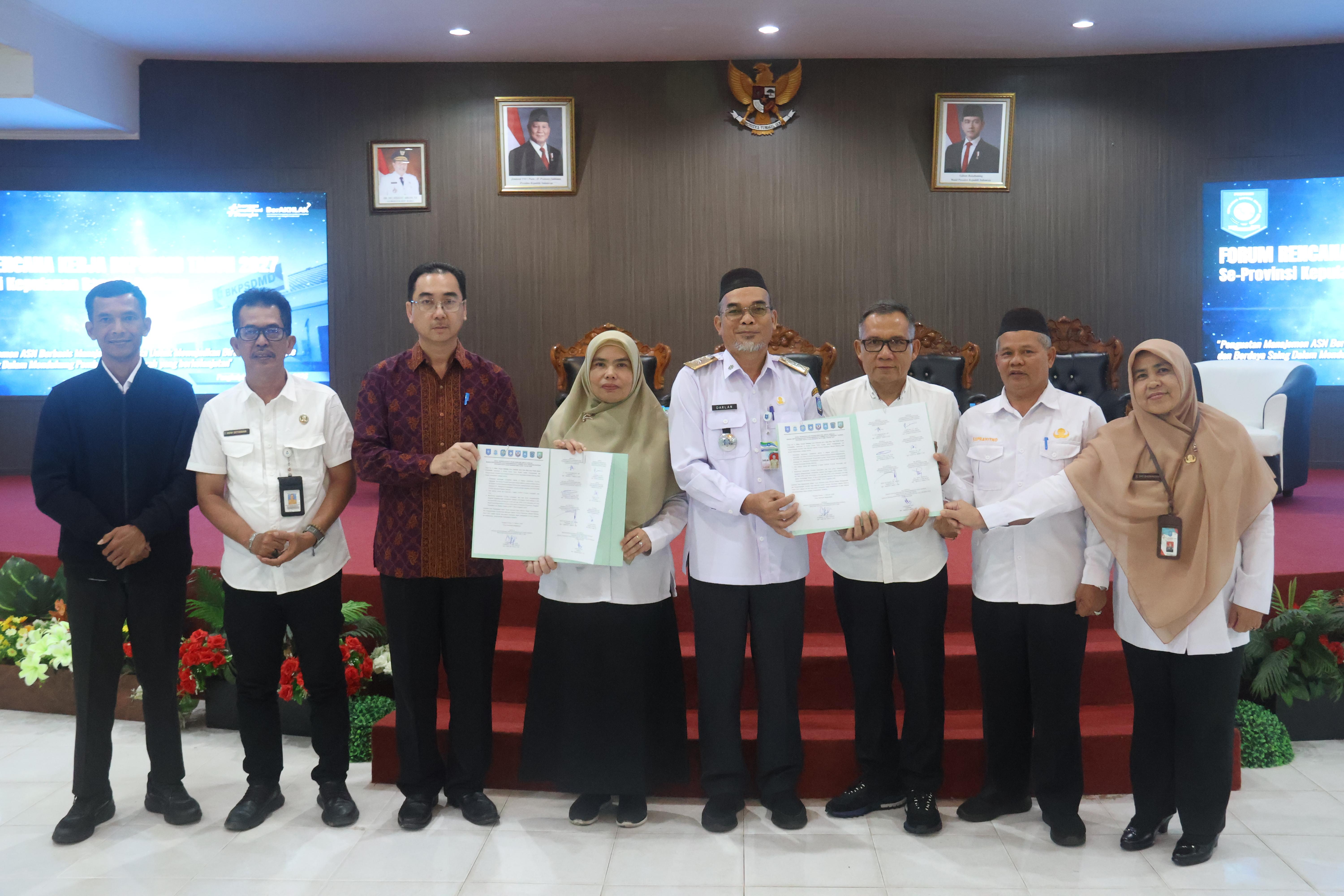 Forum Renja BKPSDMD Se-Babel 2027. Haluan Kepegawaian Berubah, dari IP ASN Menjadi Manajemen Talenta