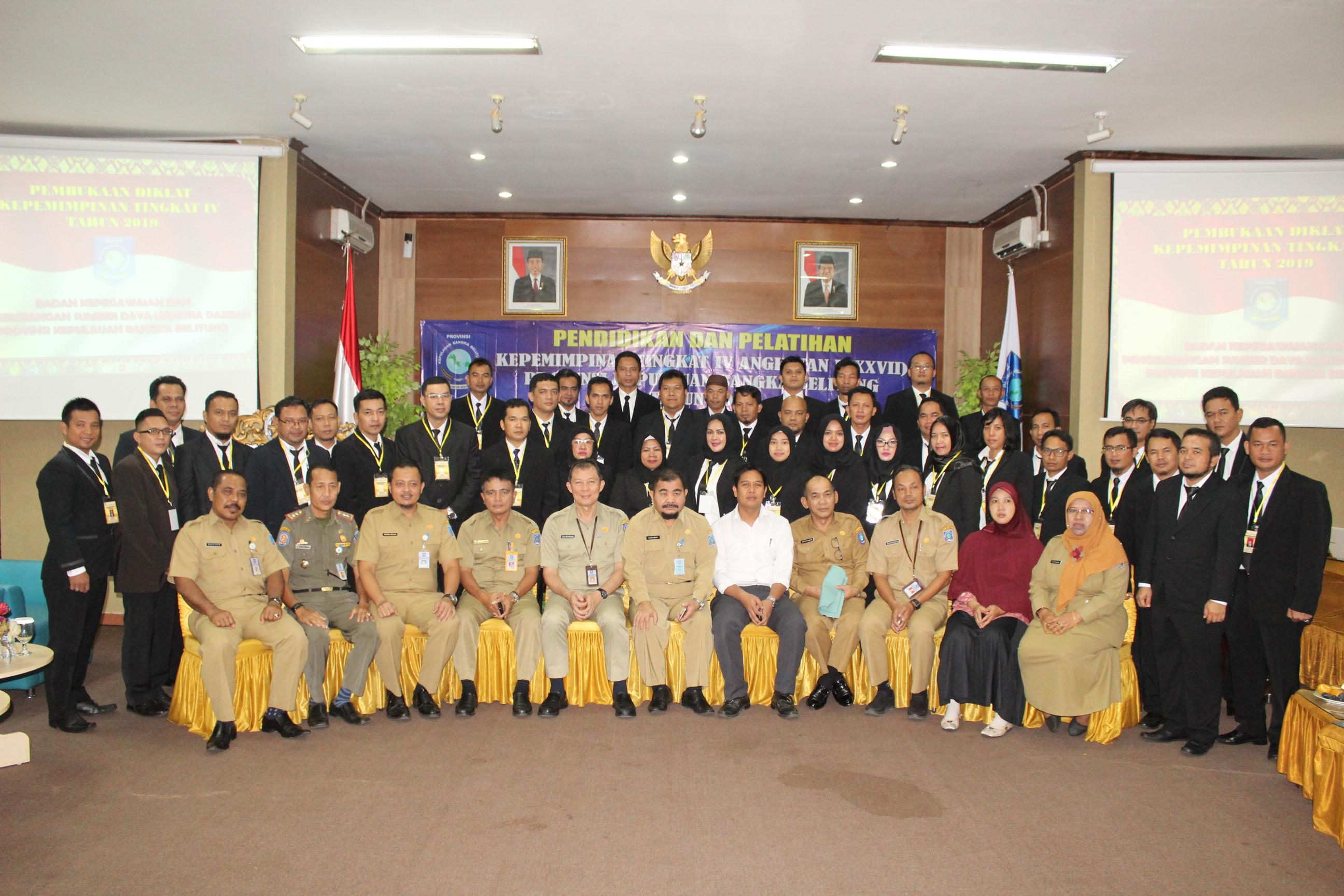 Pembukaan Diklat Kepemimpinan Tingkat IV Angkatan XXVII