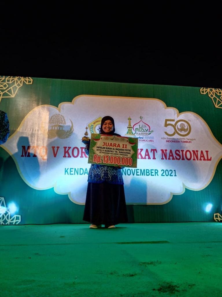 Nurlaila, Gaungkan Bangka Belitung Lewat MTQ KORPRI Nasional