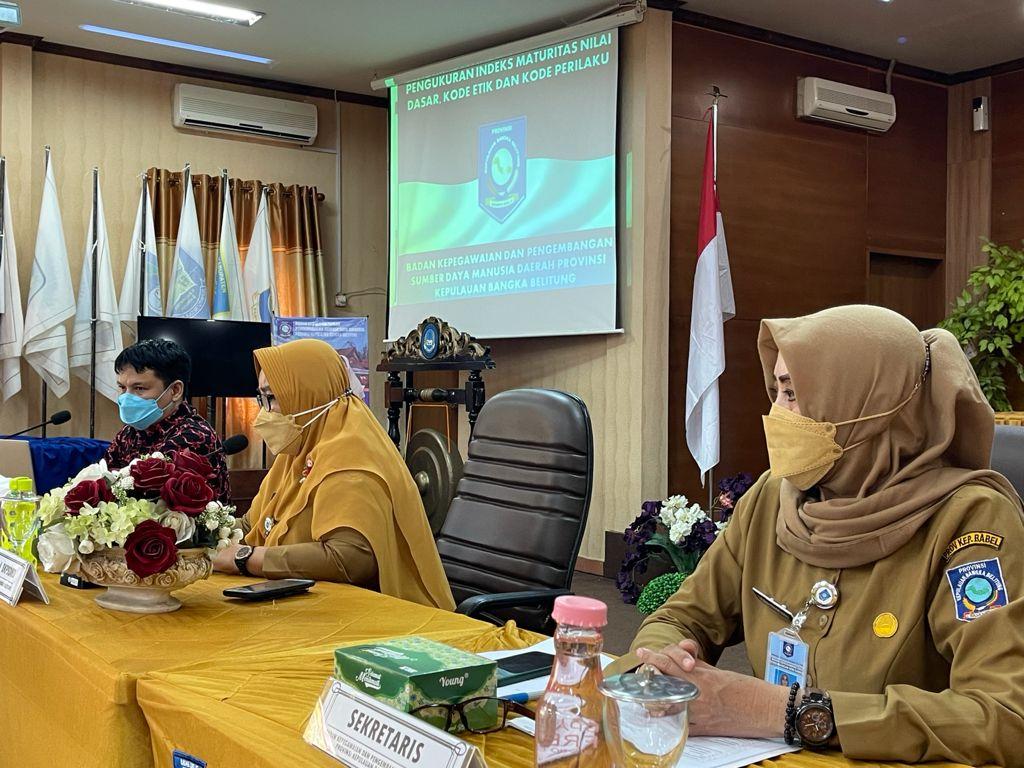 Mewakili Babel Dalam Penerapan Pengukuran IM-NDKEKP, BKPSDMD Siap Bersinergi