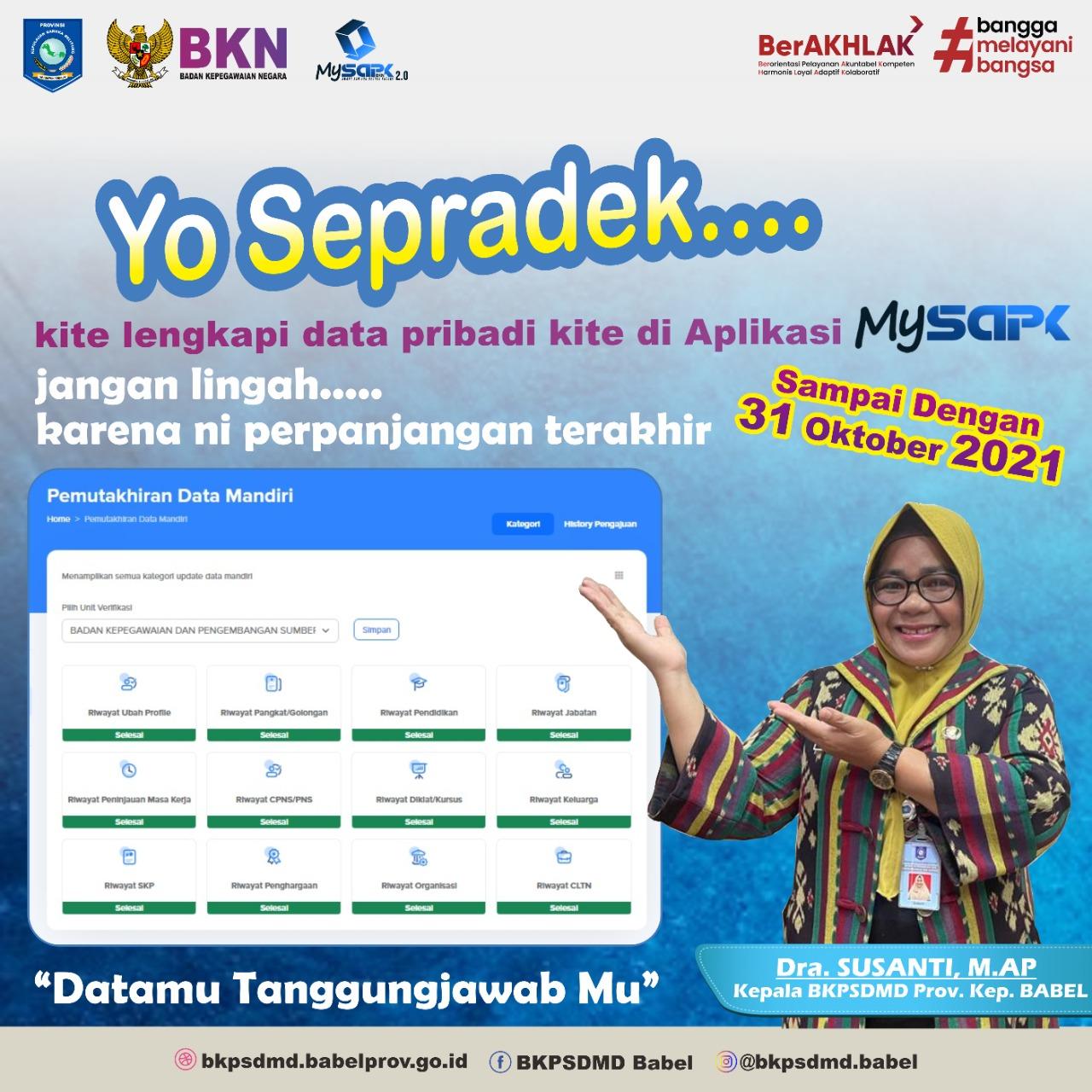 PDM Diperpanjang Hingga 31 Oktober 2021, Datamu Tanggung Jawabmu!