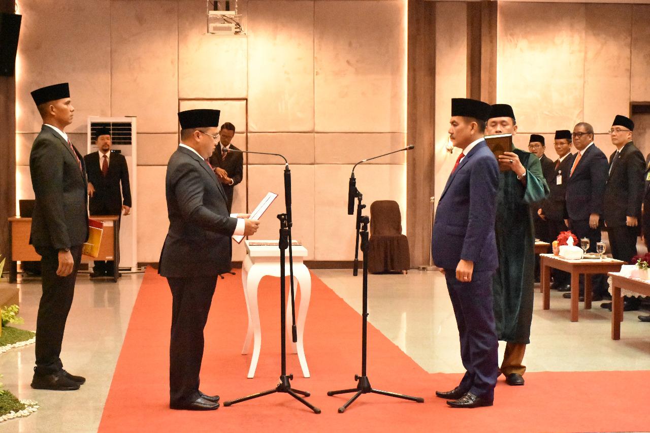 Naziarto Resmi Dilantik Sebagai Sekda Babel