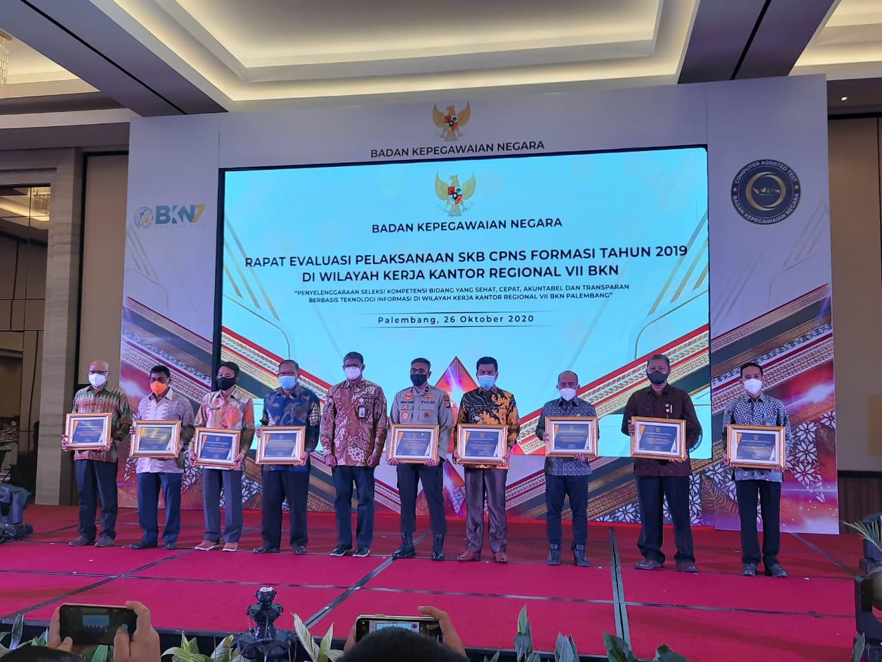 Pemprov. Babel Peroleh Penghargaan Pelaksanaan Seleksi CPNS 2019