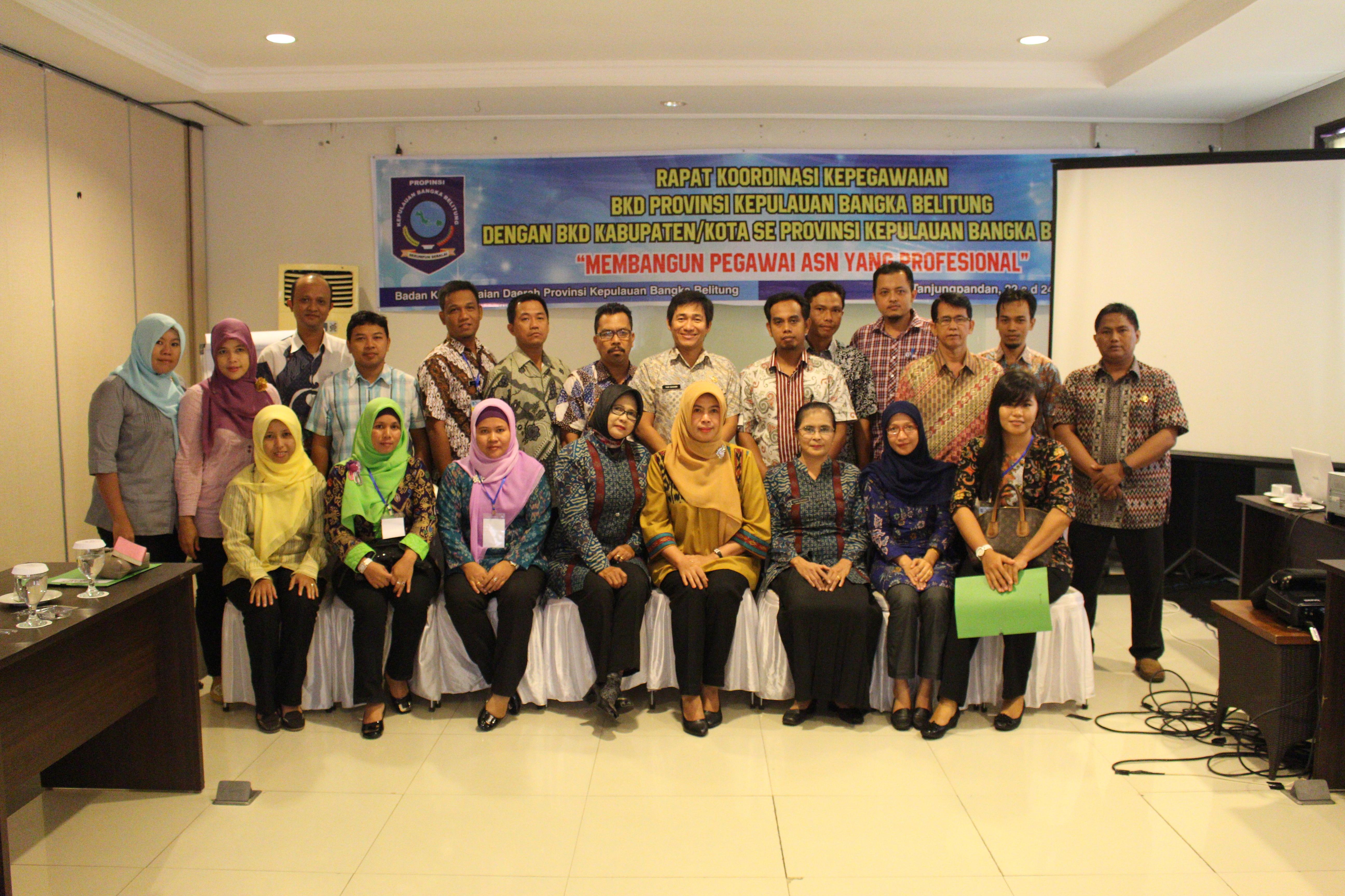 Rakor BKD Se-Babel Hasilkan 7 Kesepahaman