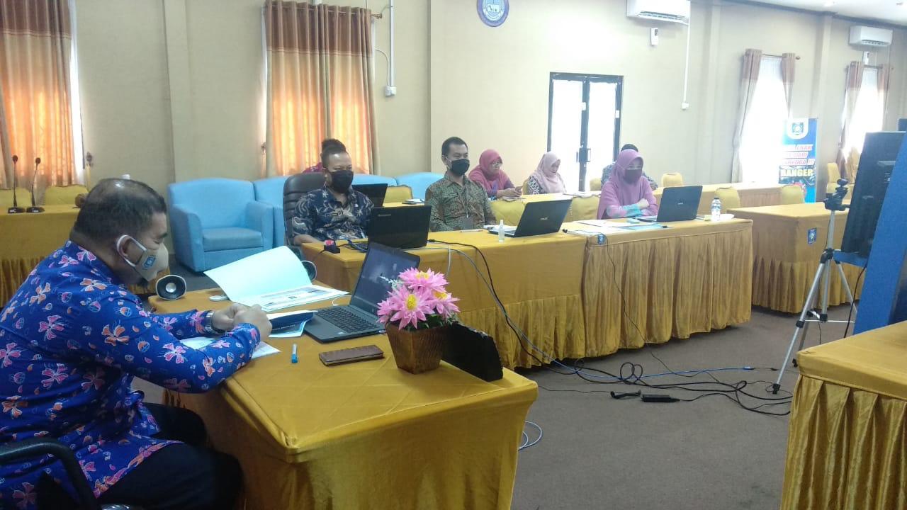 BKPSDMD Babel Ikuti Evaluasi Akuntabilitas Kinerja Tahun 2020 