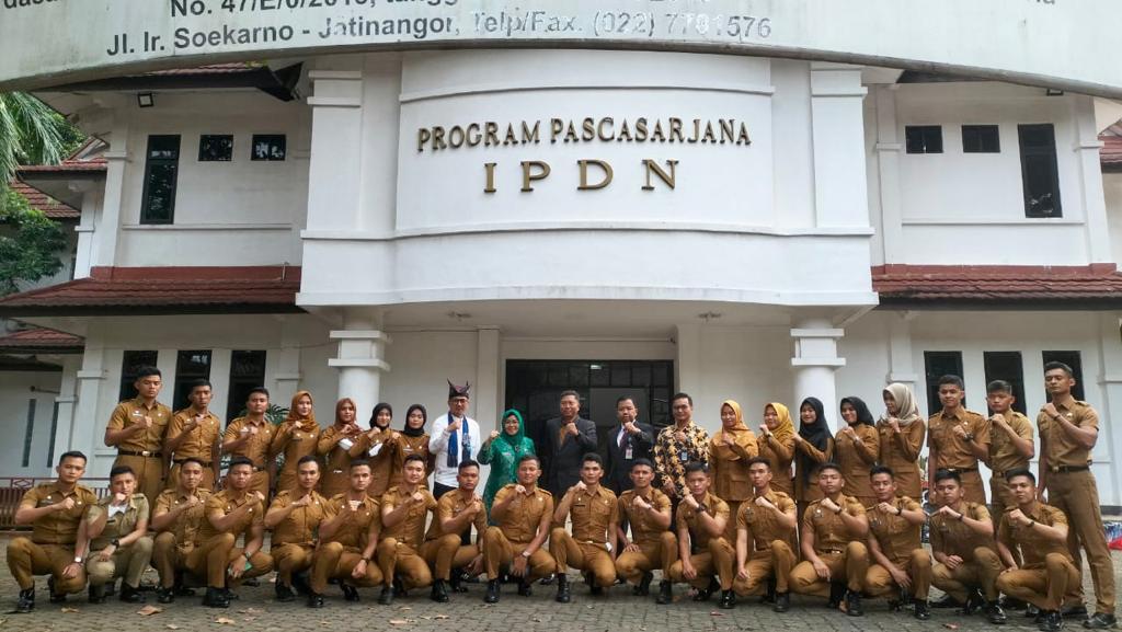 Susanti Terima 35 Pamong Praja Muda Babel Pulang ke Bangka Belitung