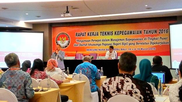 BKD Babel Hadiri Rakernis Kepegawaian Di Bali