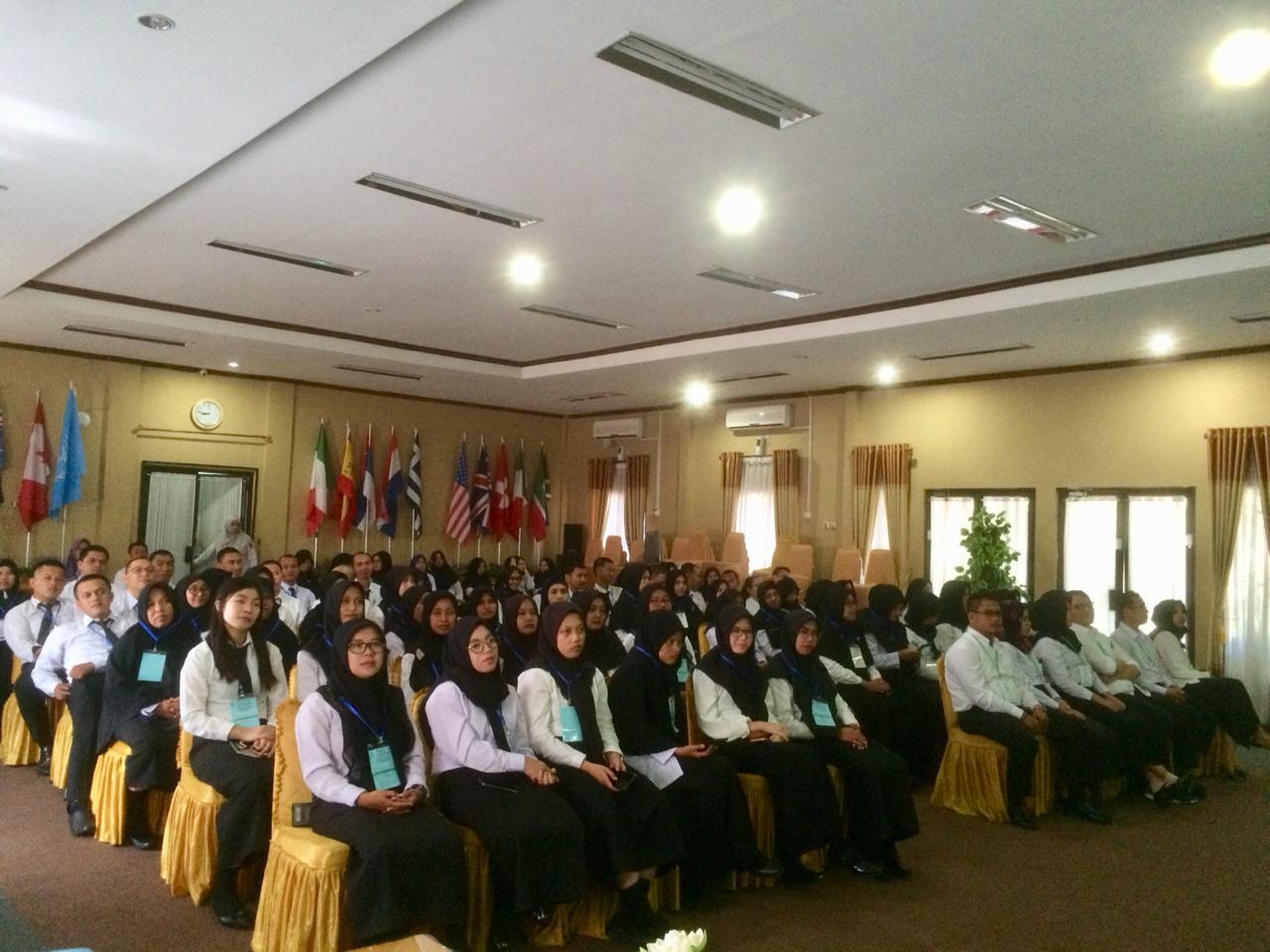 Para CPNS Latsar Kota Pangkalpinang Ikuti Presidential Lecture Secara Live Streaming