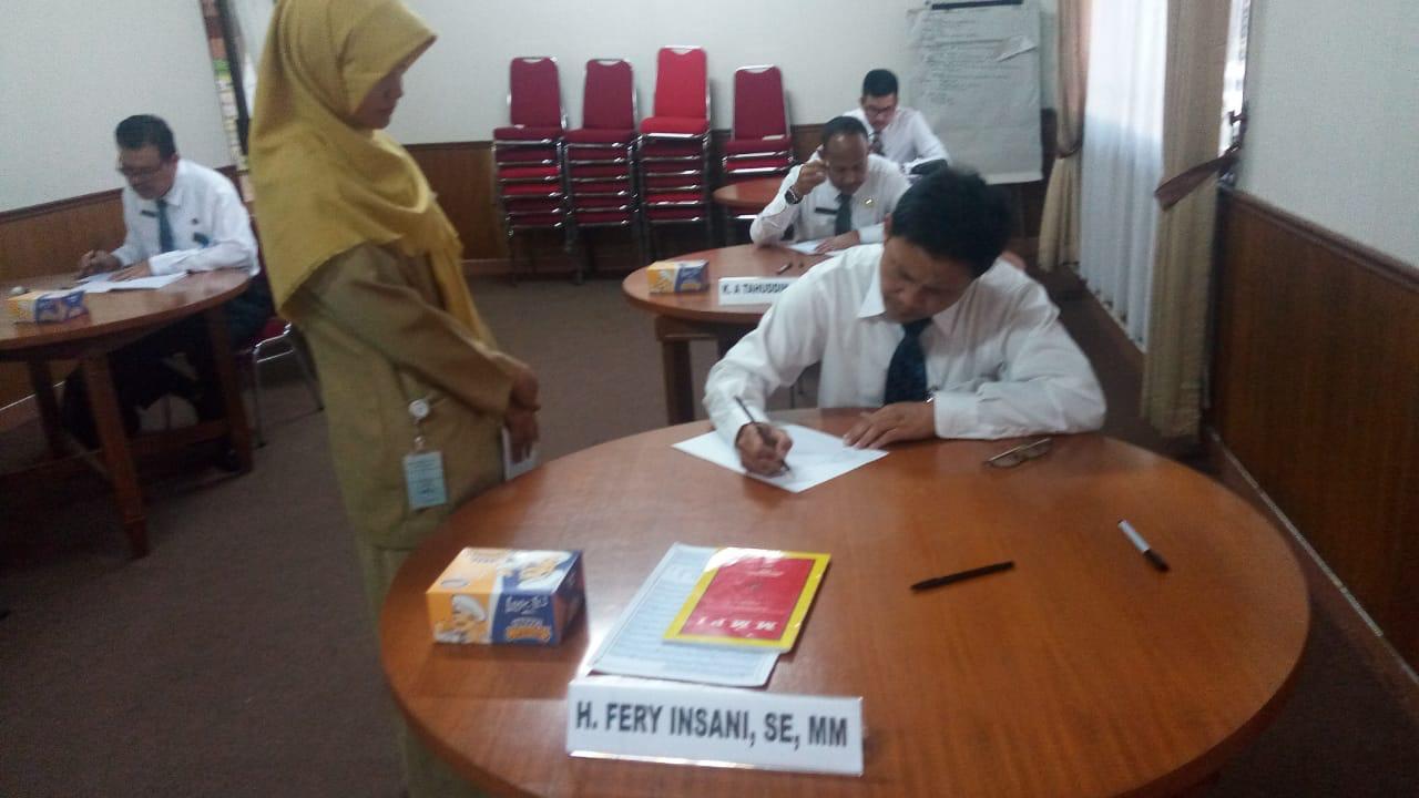 Lima Peserta Seleksi Terbuka Jabatan Pimpinan Tinggi Madya Sekda Babel Jalani Tes Kejiwaan