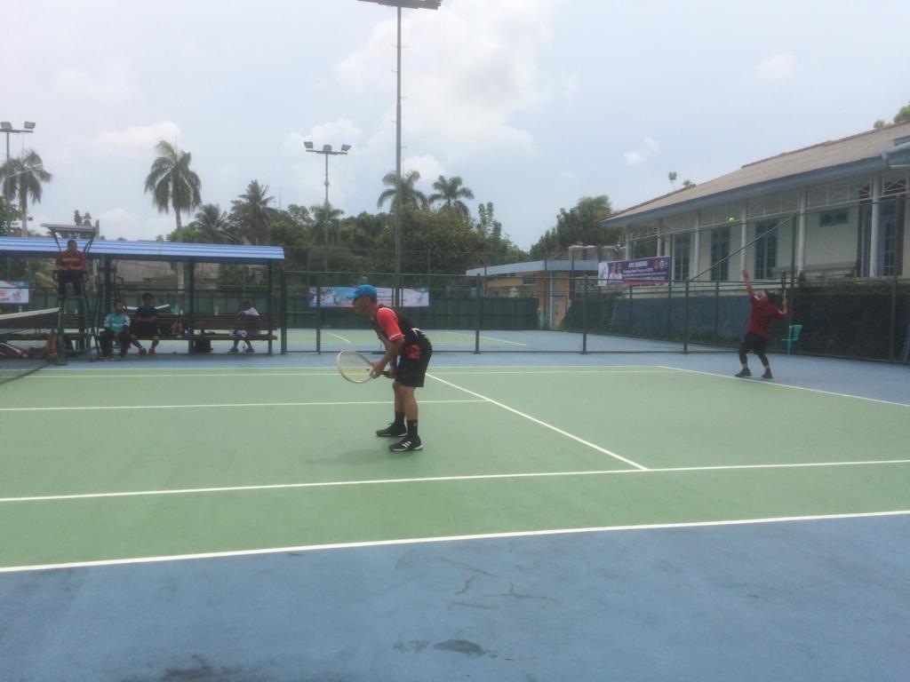 Cabor Tenis Lapangan Pornas XV Korpri 2019 Segera Masuki Babak Semi Final