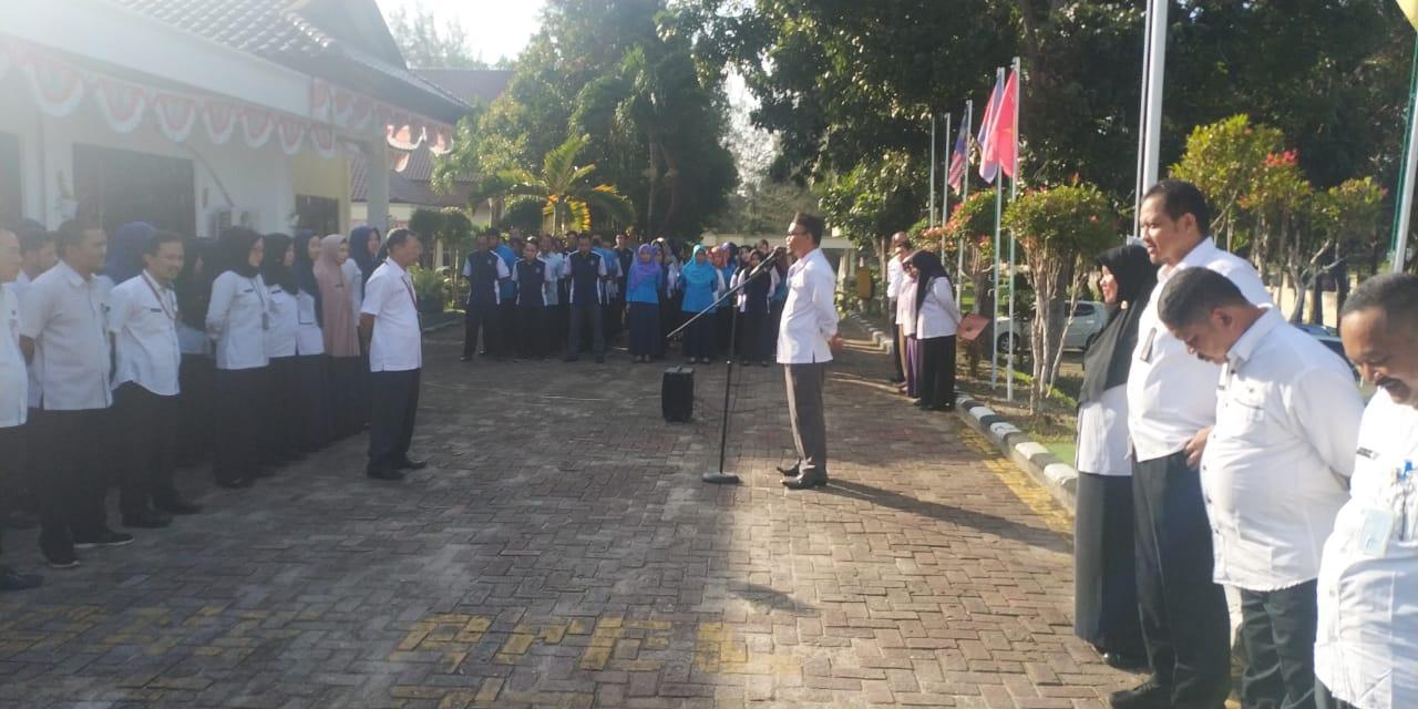 Darlan Apel Pagi di BKPSDMD Babel