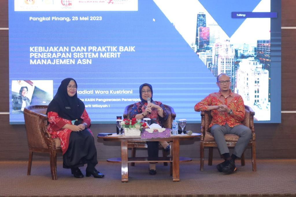 Bimtek Meritokrasi Upaya Wujudkan Sistem Merit Ideal di Bangka Belitung