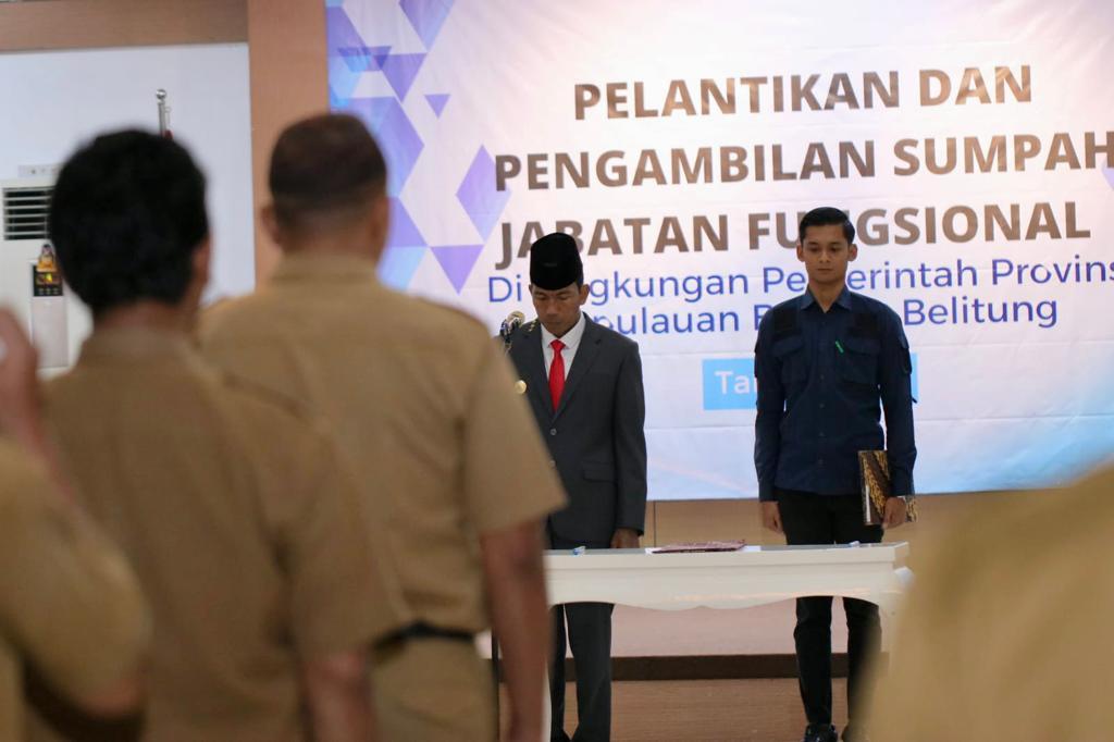 Pj. Gubernur Suganda Lantik 297 JFT, Bentuk Layanan Kepegawaian