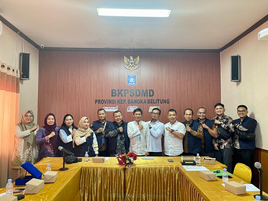 BKPSDMD Babel Terima Kunjungan BKPSDM Ogan Komering Ulu Timur