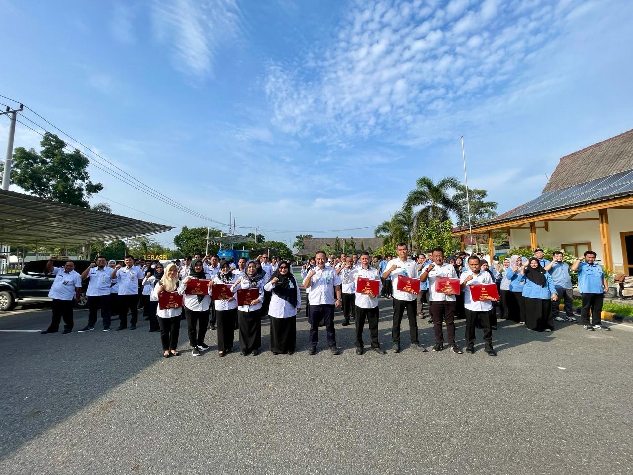 Apel Pagi Bersama di Dinas PUPR, Kaban Susanti Kembali Ingatkan Unsur IP ASN