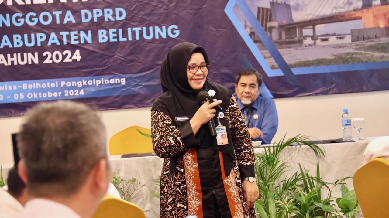 Orientasi Anggota DPRD Belitung, Disiplin Tentukan Perwujudan Tujuan Negara