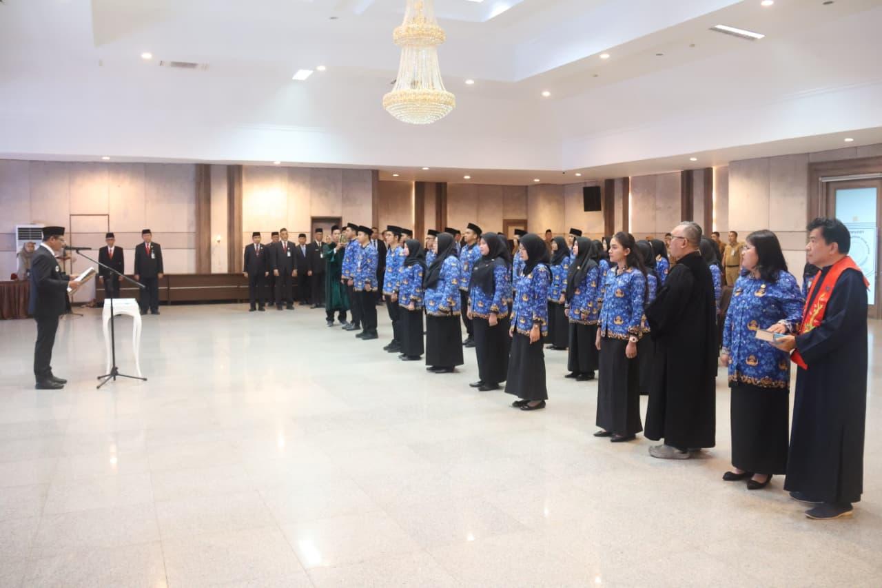 38 CPNS Babel Resmi Dilantik, Pj. Sekda: “Ini Awal Pengabdian Sesungguhnya”