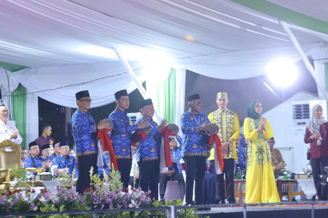 Ikuti Acara Pembukaan, Kafilah MTQ KORPRI Babel Siap Bertanding