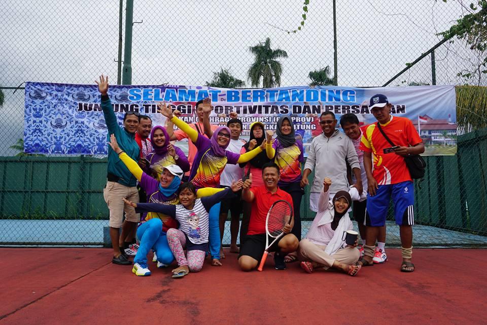 PORPROV II KORPRI, Tenis Beregu Putri Basel Raih Emas