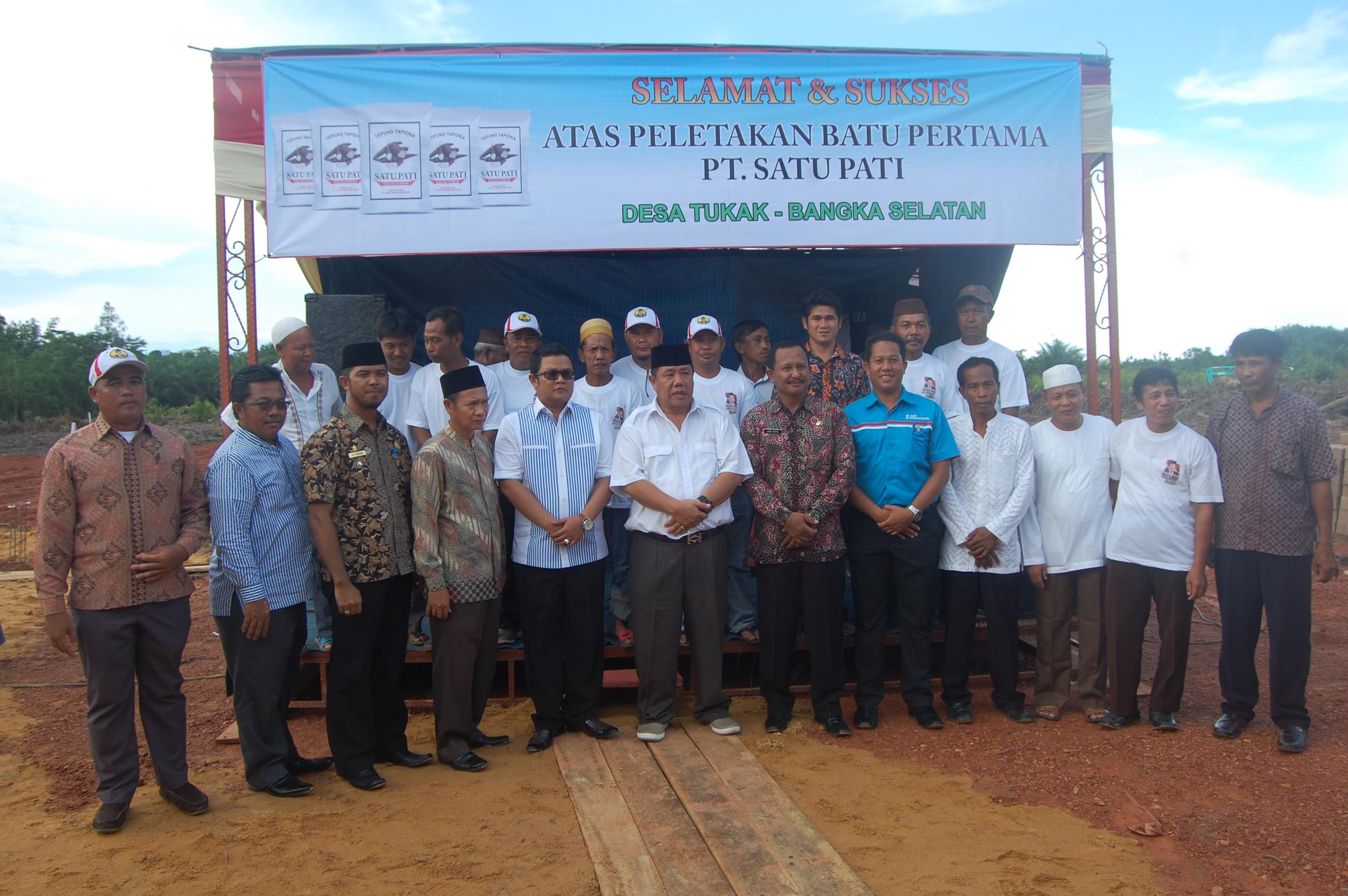 Wagub Letakkan Batu Pertama Tapioka