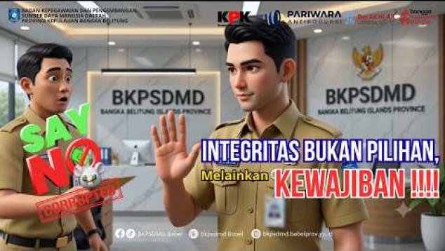 Embedded thumbnail for PARIWARA ANTI KORUPSI - INTEGRITAS BUKAN PILIHAN, MELAINKAN KEWAJIBAN!